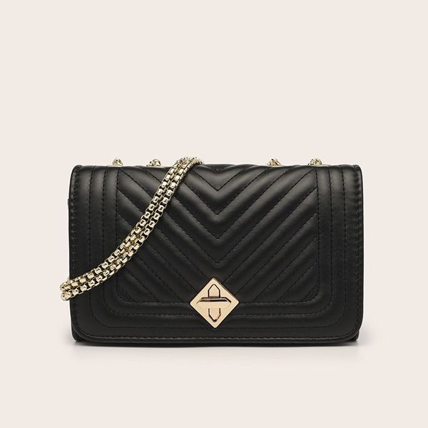 

women small chain shoulder bag plain handbags luxury designer bags leather casual clutch flap totes flip cover office shopping purses backpa