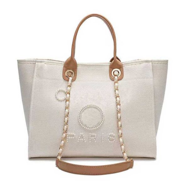 

fashion luxury women's beach bags pearl hand bag brand cc designers women tote evening handbag large capacity female backpacks small po, Black;red