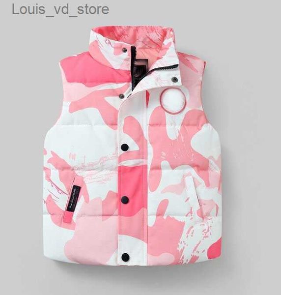 

down coat 3-12t kids coat baby girls waistcoat duck down vests warm kid boy outerwear coats boys winter vest children clothes t230803, Blue;gray