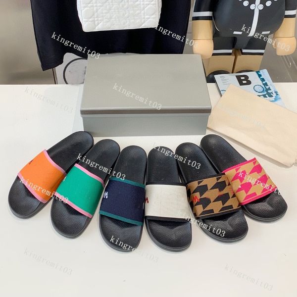 

designer slipper flats rubber sandals furry slides warm women slippers polar fleece embroidered letters soft slides solid color scuffs slide, Black