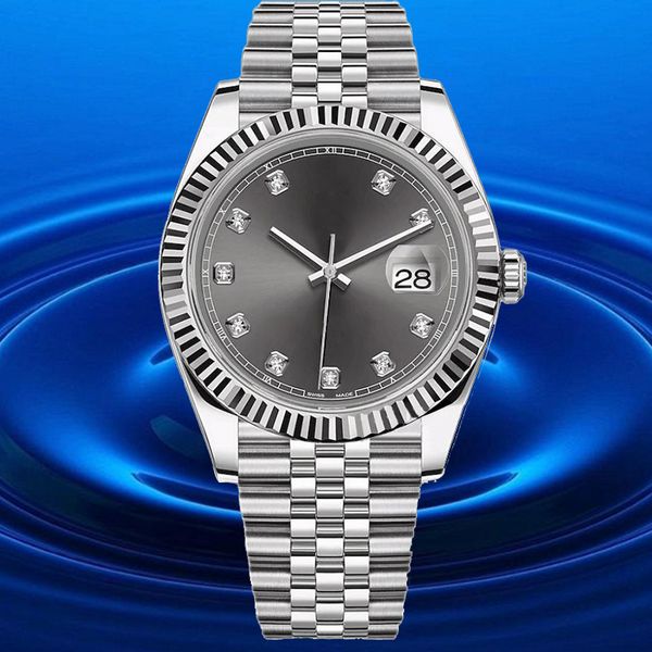

designer watch woman wristwatch datejust for man mechanical 41mm 36mm quartz 31mm 28mm waterproof luminous buckle watch automatic 8215 movem, Slivery;brown
