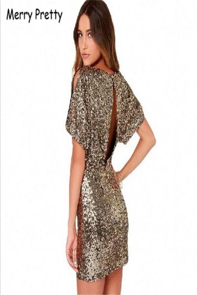 

whole 2017 vestido new european style metallic sequined dress slim hip package nightclub women slit backless dresses fem6147818, White;black