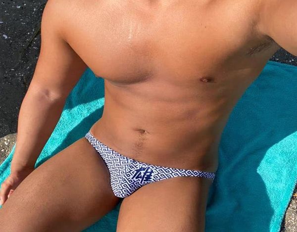 

men039s shorts 2021 blue men tight low waist swimwear swim briefs bikinis surf swimsuit beach swimming bathing suits8961225, White;black