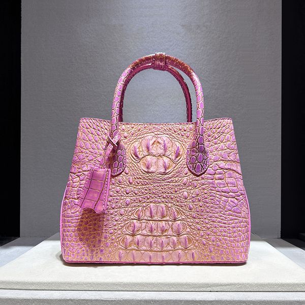 

evening bags luxury leather women handbags fashion pattern lady small shoulder messenger bag girl pink handle tote bags 230802