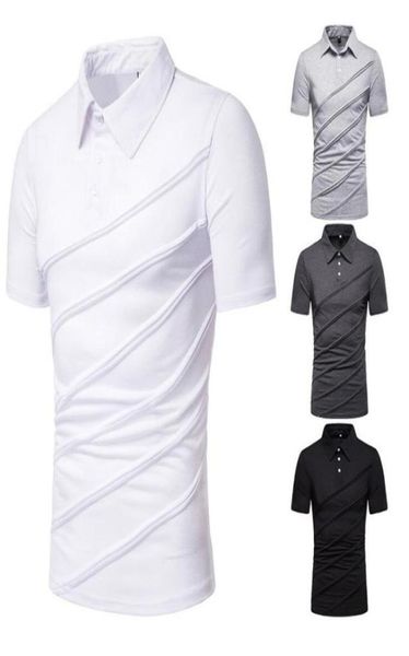 

men polos crease solid men039s cotton shirt for men slim camisa shirts man polos8919150, White;black