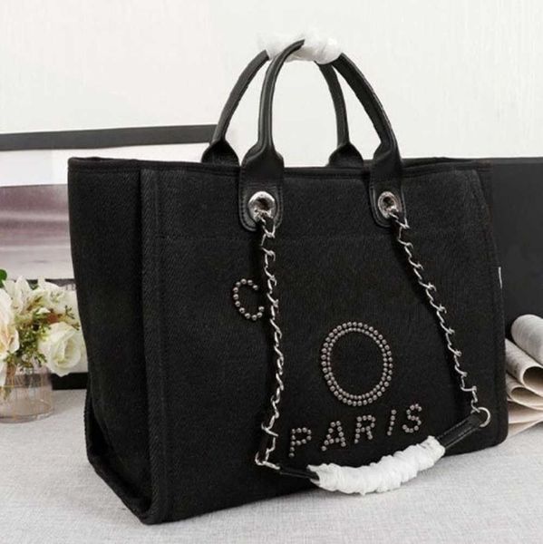 

women's fashion luxury beach bags pearl hand bag brand cc designers women tote evening handbag large capacity female backpacks small po