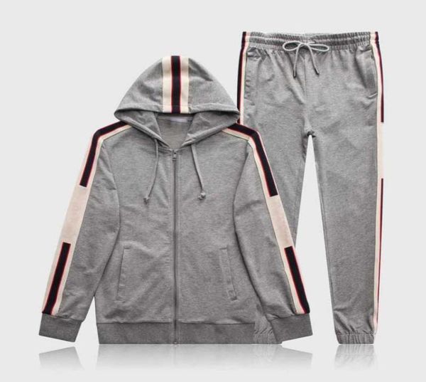 

men tracksuits sweater suits mens sweatsuit sports suit women jogging jacket sweatshirt set and pants man hoodie sportswear asian 2559701, Gray