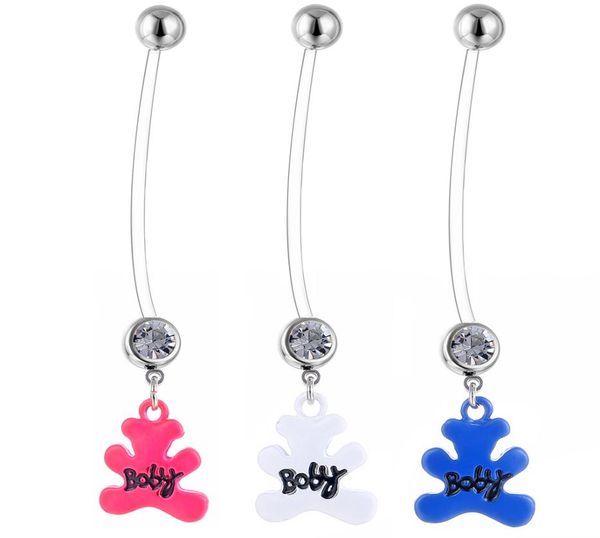 

d0967 belly navel button ring mix colors01234567895932926, Silver