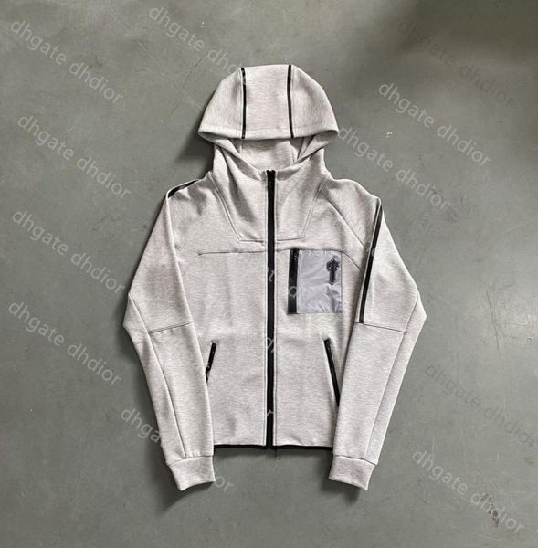 

iorgat t fleece bodysuit men039s light luxury hoodie set embroidered letters s with zipper6429003, Black
