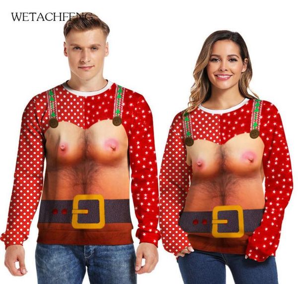 

christmas men039s sweater red dot funny ugly christmas oversized jumpers winter new year sweaters couples 2020 clot4261455, White;black