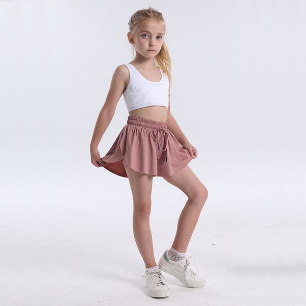 

lulus align kids yoga leggings women tennis court rival skirt pleated gym clothes girls designer clothing outdoor sport running fitness golf, White;black