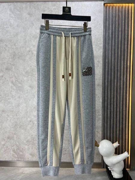 

men's plus size pants 2023 letter-printed jeans men's and women's trousers wide leg trousers high street fashion trousers 45g, Black;brown