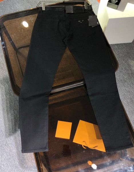 

new autumn and winter 2022 mens jeans classic fashion brand hiphop denim pants zipper high washing fabric soft elastic letter emb7649349, Blue