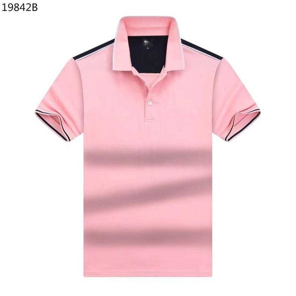 

2023 new boss men's business casual polo short sleeve polo shirt summer rib collar versatile tshirt sx1g, White;black