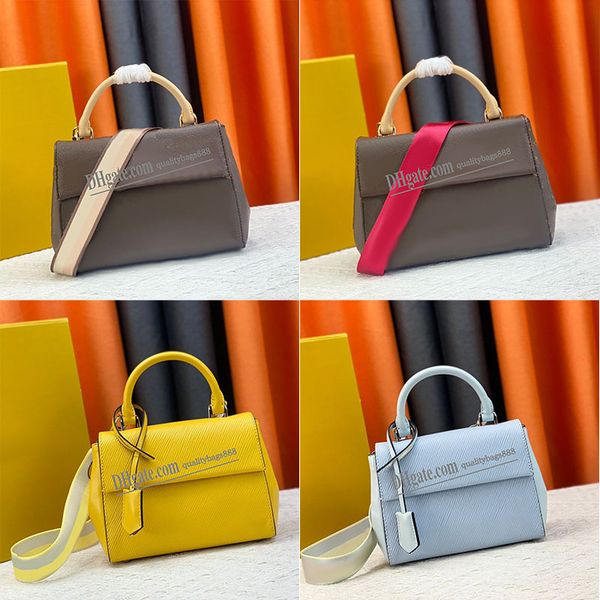 

cluny bb shoulder bags tote colorful leather strap handbag classic flower pattern handbags luxury designer monograms canvas crossbody bag la