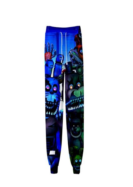 

five nights at freddy039s 3d printed sweatpants fashion casual jogger pants streetwear hip hop slim kpop menwomen funny trouse8320992, Black