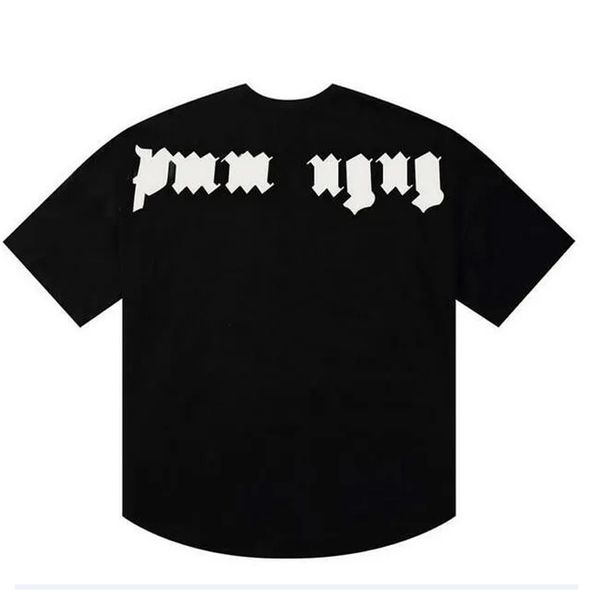 

new designer pa t shirt luxury brand clothing shirts spray heart letter cotton short sleeve spring summer tide mens womens tees size s-xl, White;black