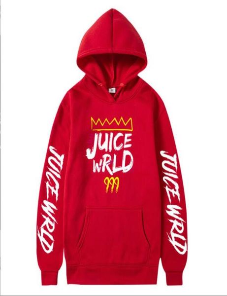 

2022 fashion classic new men039s and women039s hoodie american singer juice wrld print fashion loose men039s and wome1408499, Black