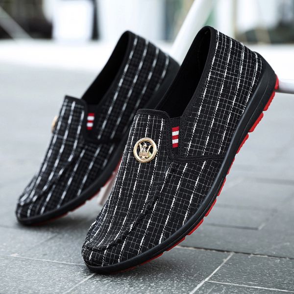 

designer shoes lassic fashion mens casual fashion platform sneakers grey black loafers leahter trainer outdoor sports jogging flats trainers