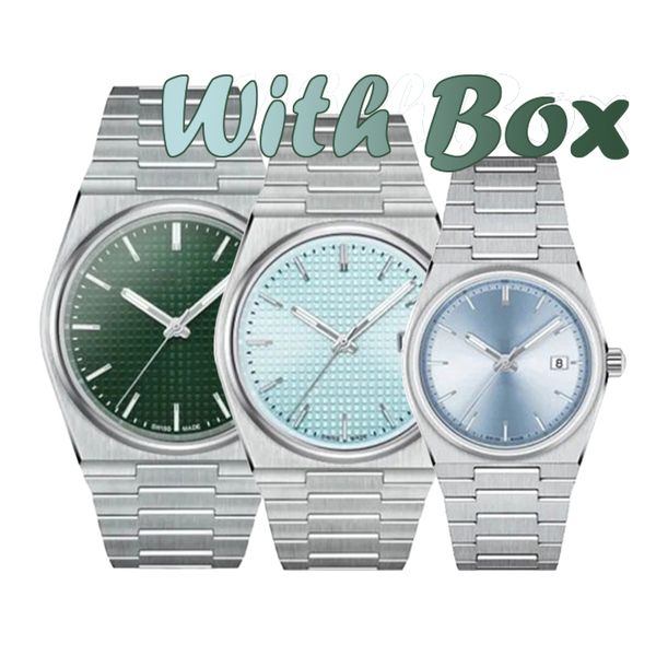 

luxury watches mens womens watch automatic prx movement glass bottom steel strap wristwatches watches 40mm m04v#, Slivery;golden