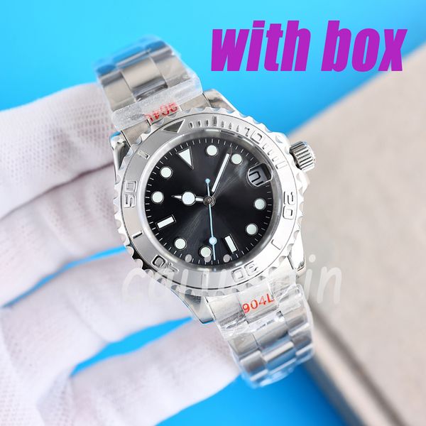 

mens watches for men watch automatic watch for men 40mm rose gold case rubber strap luminous wristwatches 2813 movement, Slivery;golden