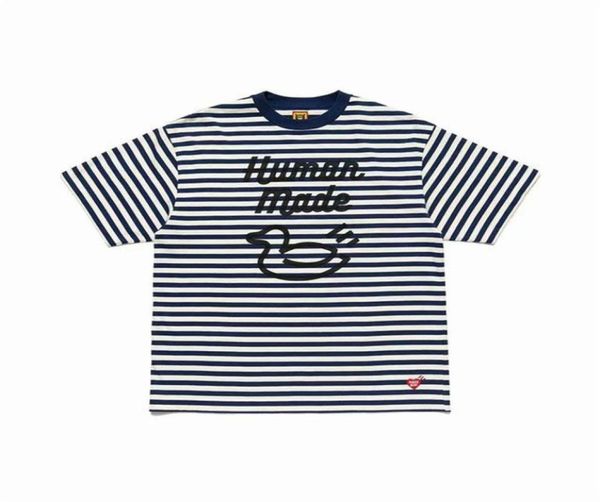 

10colors striped t shirt men women fashion casual tees65649158225813, White;black