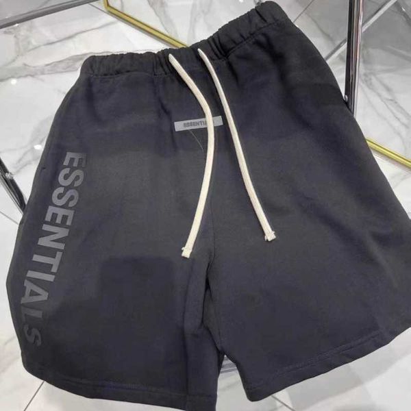 

essentils side 3d large shorts justin bieber jogging men women, Black
