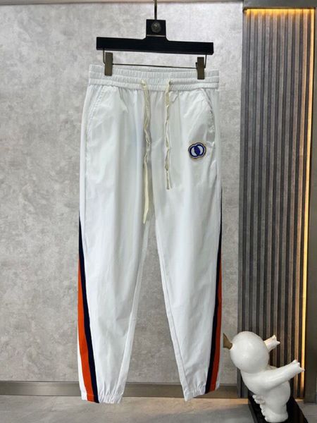 

men's plus size pants 2023 letter-printed jeans men's and women's trousers wide leg trousers high street fashion trousers 45g, Black;brown