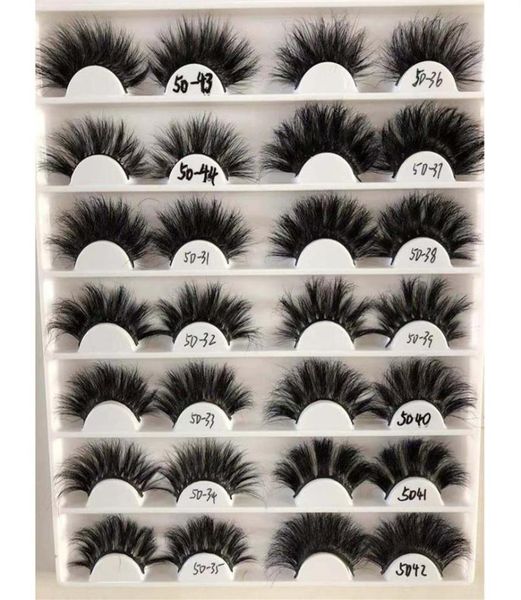 

25mm 5d eyelashes mink thick crisscross cruelty volume lash soft big dramatic full eye lashes makeup tool whole287f5339862