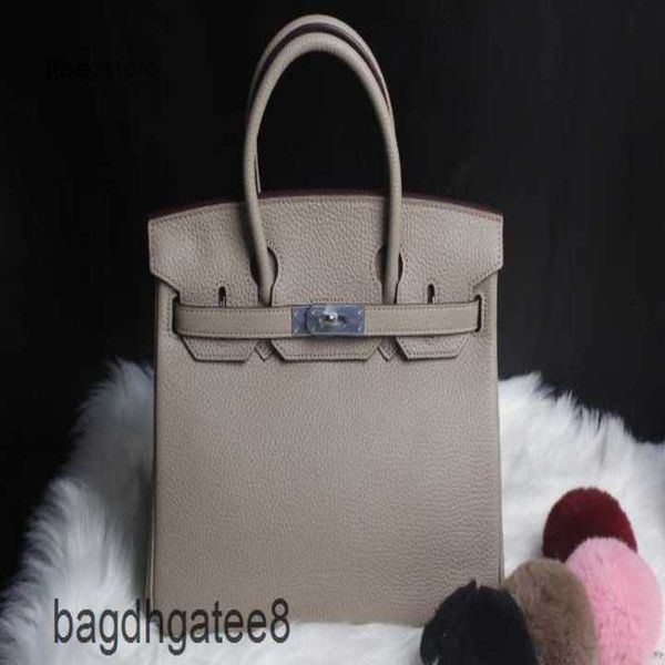 

h ermes shoulder bag bags leather birkins designer one handbags women's litchi pattern head cowhide silver buckle handbag 25 e25p