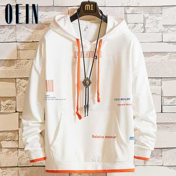 

mens hoodies sweatshirts oein autumn fashion casual print long sleeve sweatshirt trend hip hop men harajuku pullover streetwear 230802, Black