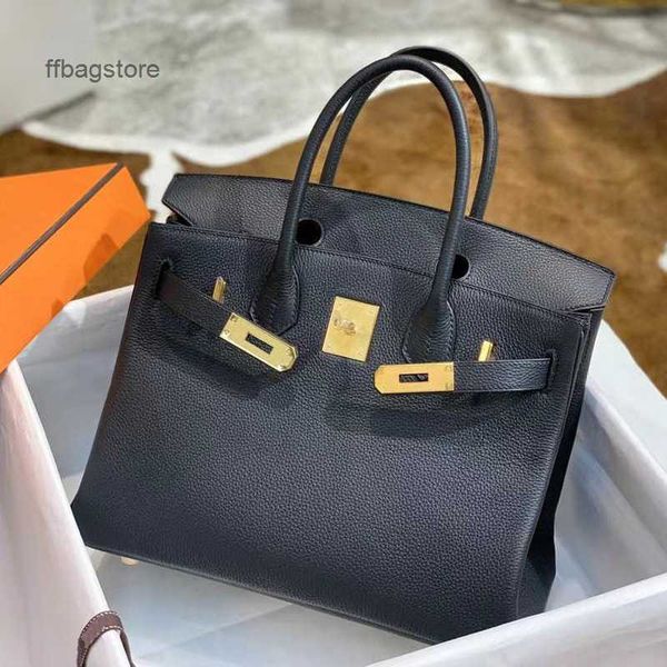 

h ermes 2023 designer bag bags birkins thread high pattern togo litchi leather handbag wax buckle women's