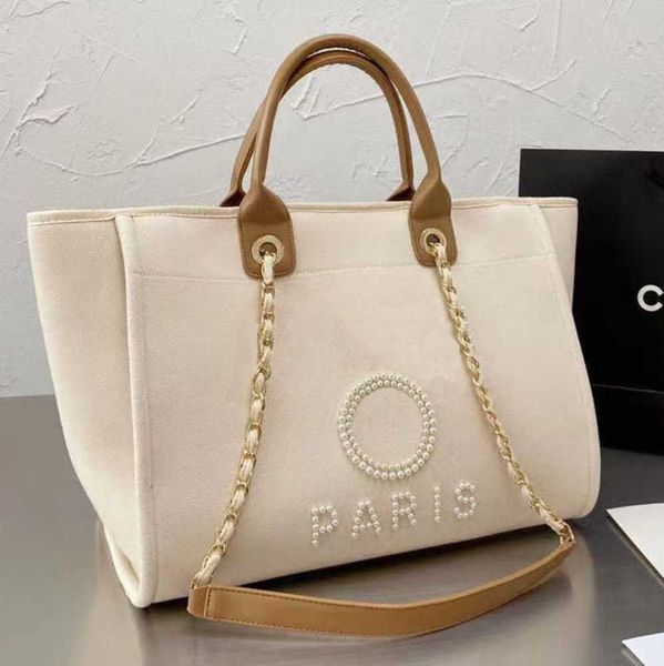 

luxury fashion women's beach bags pearl hand bag brand cc designers women tote evening handbag large capacity female backpacks small po