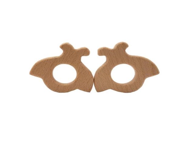 

4pcs beech wooden ladybug shape teether baby teethers infants teething toys baby accessories for baby necklace making7726823