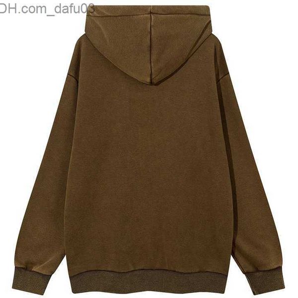 

men's hoodies sweatshirts aesthetics black love foam printed zipper hoodie women's y2k street clothing grunge oversized sweatshirt