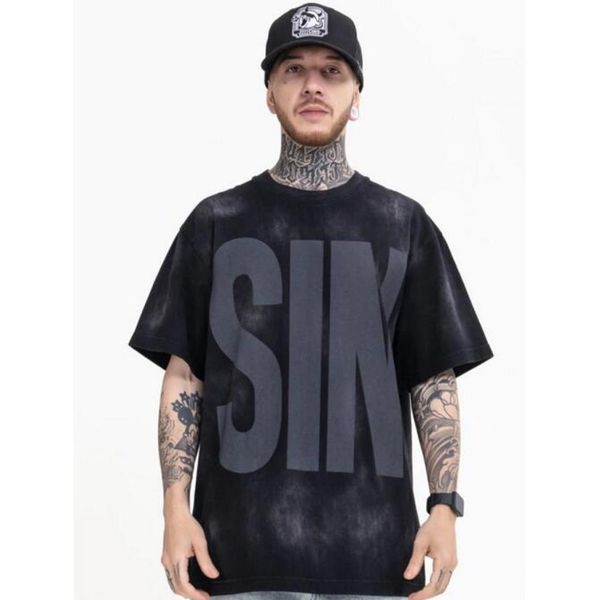 

men overisize tshirts summer short sleeve high street 02157861, Black;brown