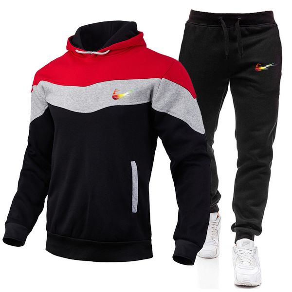 

mens sports tracksuits designer hoodie tech fleece pants hoodie jackets space cotton trousers womens thick coats bottoms man joggers, Gray