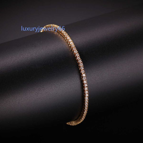 

2mm cubic zircon tennis lovely link necklace gold silver plated copper micro paved cz cuban chain 8inch 7inch, Black