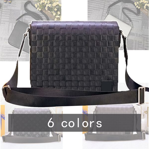 

luxury designer mini district bags m46255 n42710 women totes handbag shoulder clutch bag genuine leather lady mens travel flap vacation cros