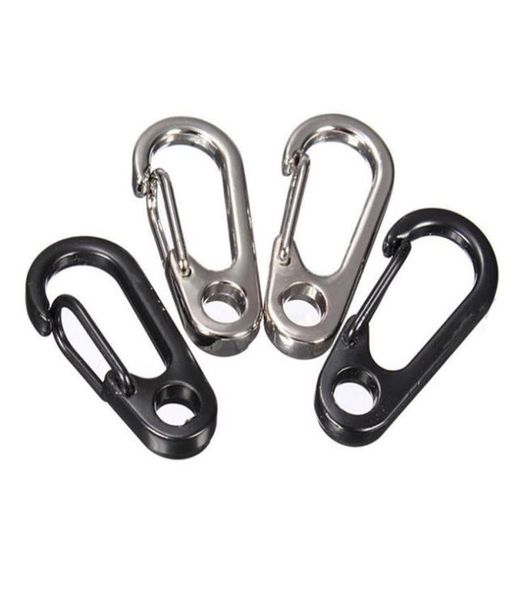 

outdoor safety buckle aluminum alloy dshape climbing button carabiner snap clip hook keychain keyring carabiners camping hiking k2654281