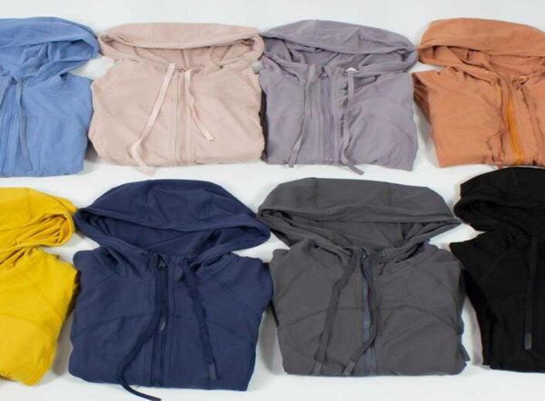 

yoga jackets wear hooded define womens designers sports jacket coat doublesided sanding fitness ching hoodies long sleeve clot7898940