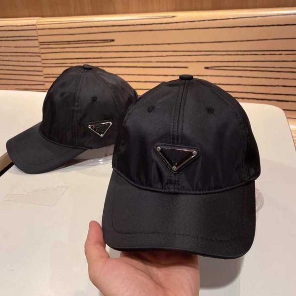 

r luxury hat south korea new fashion personality hip hop baseball cap triangle men and women travel sunshade sunscreen hats tide, Blue;gray