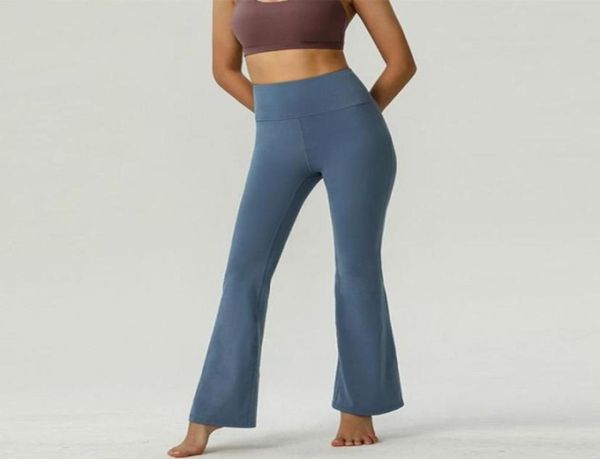 

womens leggings yoga flared pants high waist solid color legging wild slim women fitness plus size legging running sweatpants710356522871, Black