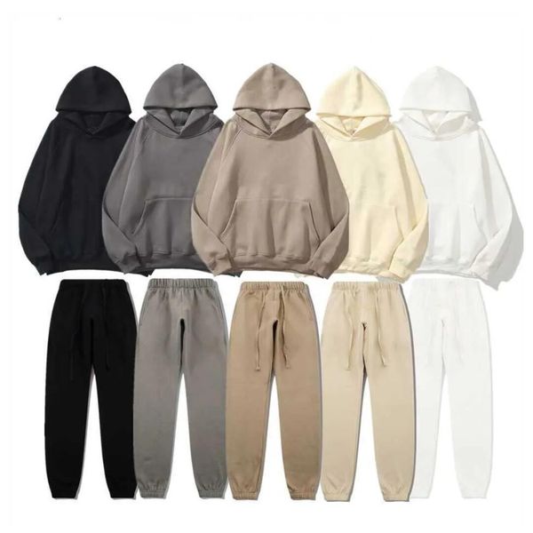 

mens hoodies sweatshirts designer mens women essent fashion loose ess streetwear clothing essen lovers street tracksuit suit blacks to xl ho, Black