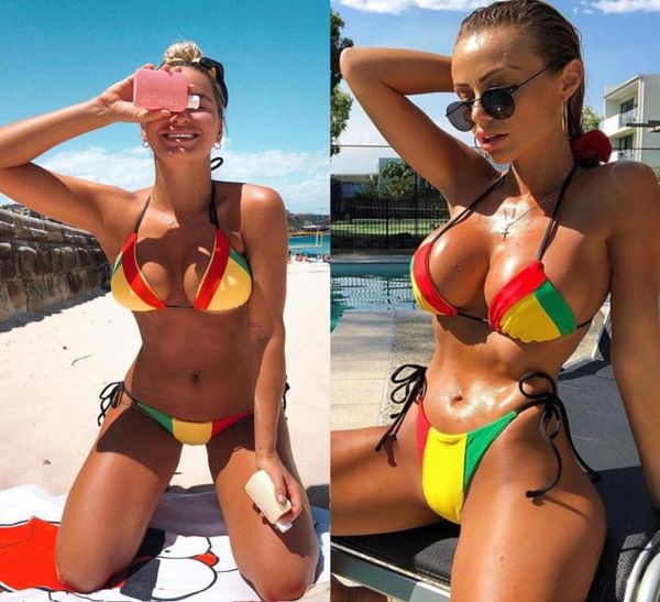 

2pcs women push up bikini set swimwear bra bandage swimsuit bathing suit swimming suit1974657, White;black