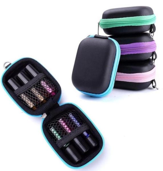 

1pc portable essential oils storage case carry case esential oil roll on 5 ml essential oil carrying case8466105