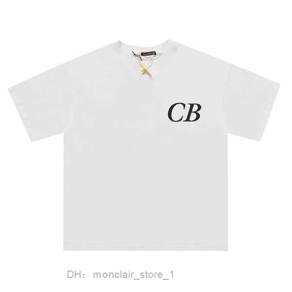 

rhude men's t brown royal blue classic slogan printing cole buxton t-shirt men women cotton oversized cb tee casual streetwear 1 1nc4, White;black