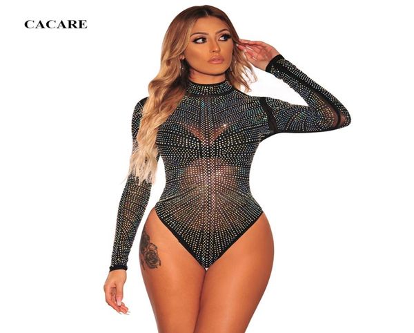 

bodies ladies mesh bodysuits body long sleeve body femme romper f2978 black with luxury rhines2432256, Black;white