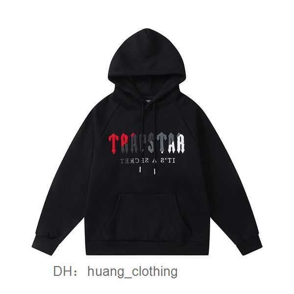 

printed sportswear trapstar men's fashion designer hoodie sweatshirt pants jogging luxurious tracksuit rhude 5 vqxy, Black