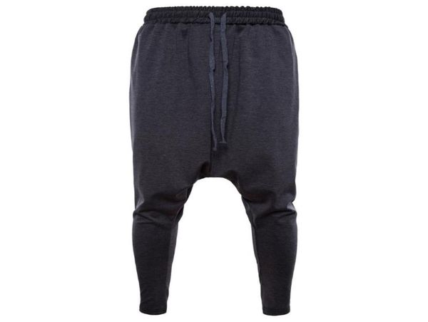

man autumn new harlem pants loose elastic waist trousers016902471, Black